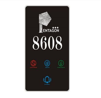 220V Hotel Doorplate Switch with Touch Control and 5-Year Warranty LED Doorplate