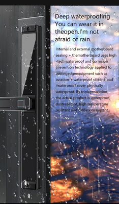 Waterproof Smart Door Lock with 30-60mm Door Thickness 4kg Weight and 2 Years Warranty