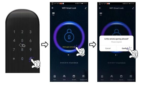 Hot Sell Waterproof  WIFI/TTlock Double-sided Fingerprint IP65 Finger Print Password Card Key Door Locks