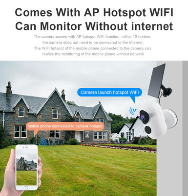 Qleung C06 Tuya Wireless NVR HD 1080P Video Night Vision WIFI Waterproof Bullet Solar Panel Charging CCTV Security Camera