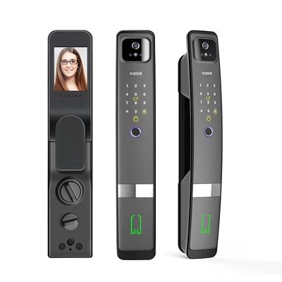 Digital 10 Languages 3D Face Tuya Wifi APP Lock Password Key Code Biometric Fingerprint Smart Automatic Lock