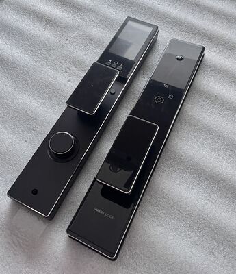 Advanced  3D Face Recognition S555 Smart Door Lock featuring CNC Process Aluminum Alloy construction Tuya Active Video Calling Smart Lock