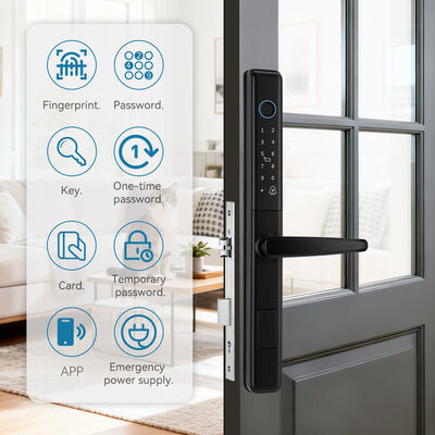 Qleung S609 Slim Lock Waterproof Smart Home Door Lock Tuya door lock