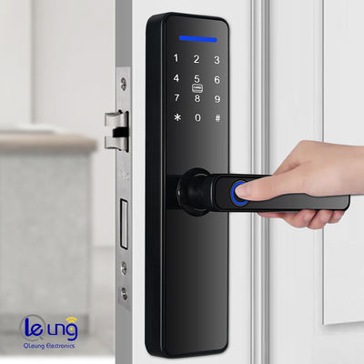 Bluetooth Интеллектуальный дверной замок Черный Tuya Wifi Smart Lock Расширенное разблокирование