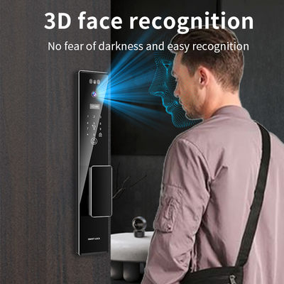 Цифровые 13 языков Face Door Lock Tuya App с видеоинтеркомом