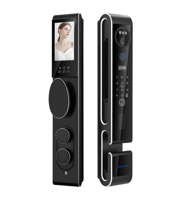 S666 Tuya Smart Wifi Door Lock 3D Face Video Intercom Автоматическая карточка отпечатков пальцев Ключ к доступу для гостиницы Вилла