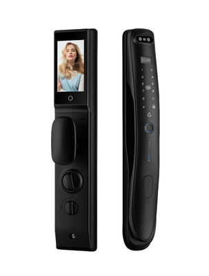 3D Face Recognition Palm Prints Fingerprint Locks Tuya Active Video Calling Password IC Cards Wifi Smart Door Lock